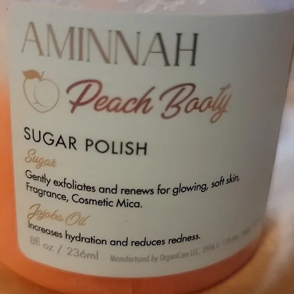 NEW Aminnah Peach Booty Sugar Polish - Picture 3 of 4
